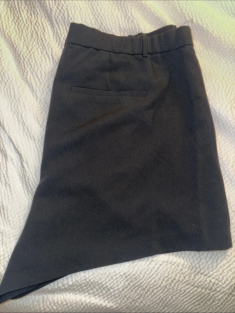 Abercrombie & Fitch Black High-Waist Pleated Women's Shorts